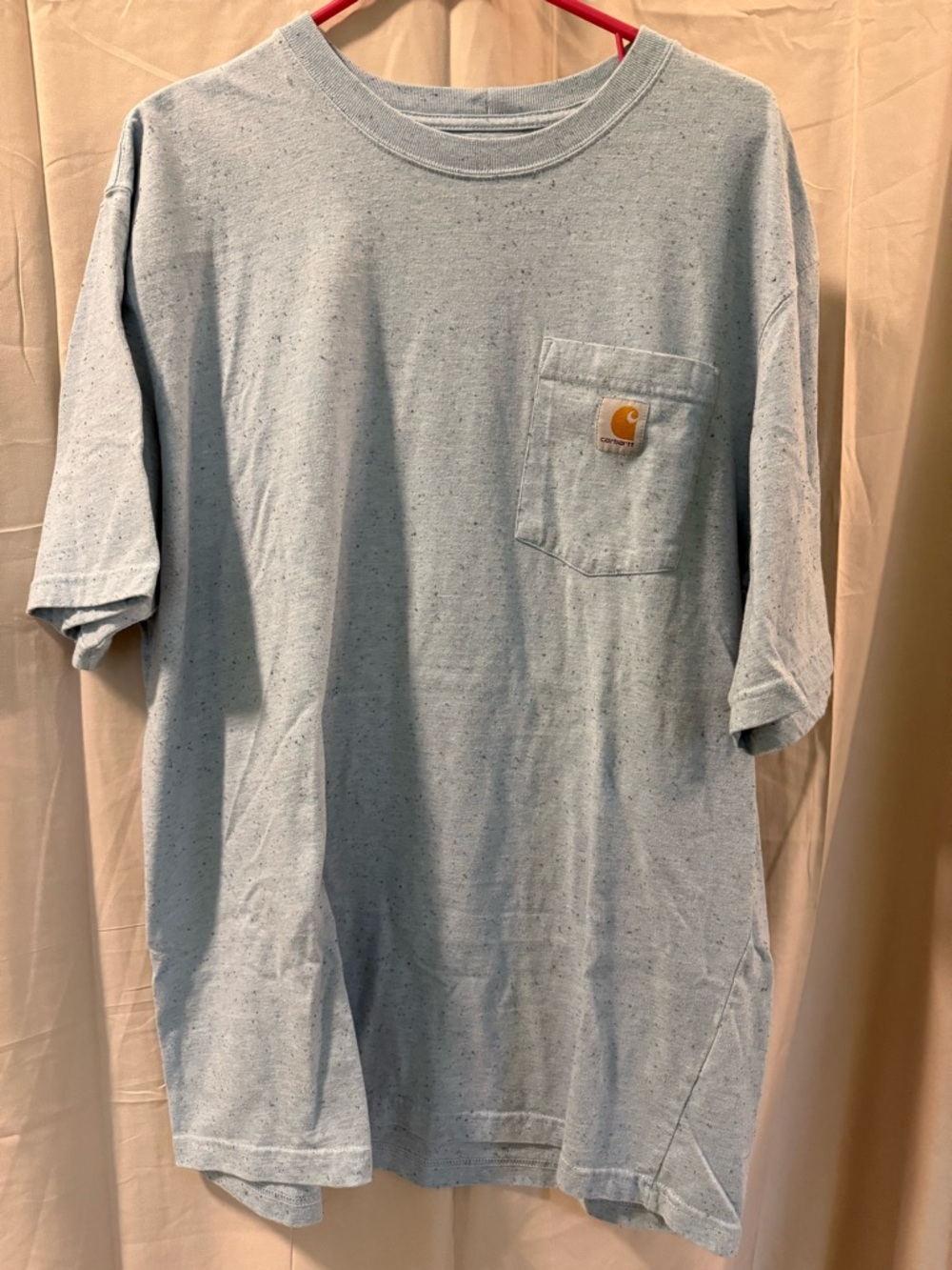 Carhartt Light Blue Heather Pocket Short-Sleeve Tee